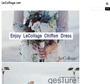 Tablet Screenshot of lecollage.net
